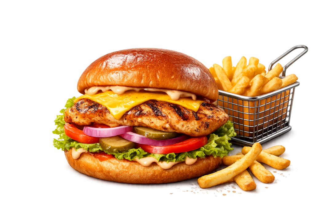 Fillet Burger with Fries